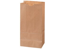 スーパーバッグ 角底袋 茶無地 ＃12 350×178×112mm 100枚 角底袋 紙袋 ラッピング 包装用品