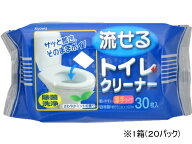 【レビュー投稿で100円OFFクーポン】協和紙工 流せるトイレクリーナー厚手 30枚×20パック 15-054 まとめ…