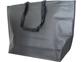 【レビュー投稿で100円OFFクーポン】送料無料 今村紙工 不織布バッグファスナー付PPコーティングブラック5枚 手提げ袋 不織布 手提袋 ラッピング 包装