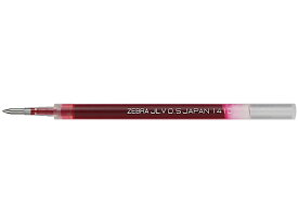 ゼブラ ジェルボールペン替芯 JLV-0.5芯 赤 RJLV5-R 赤インク ゼブラ ZEBRA ボールペン 替芯