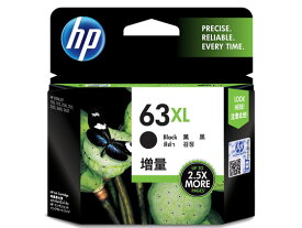 【レビュー投稿で100円OFFクーポン】HP インクカートリッジ ブラック(増量) HP63XL F6U64AA ヒューレットパッカード HPブラック インクジェットカートリッジ インクカートリッジ トナー