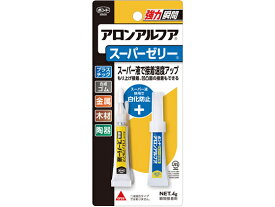 【レビュー投稿で100円OFFクーポン】コニシ アロンアルファ スーパーゼリー4g #30533 瞬間接着剤 のり 接着剤 切る 貼る 留める 文具 事務