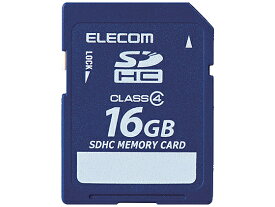エレコム SDHCカード Class4 データ復旧サービス付 16GB SDカード SDHCカード 記録メディア テープ
