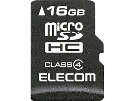 【お取り寄せ】エレコム microSDHCカード Class4 データ復旧サービス付 16GB microSD SDHCメモリーカード 記録メディア テープ