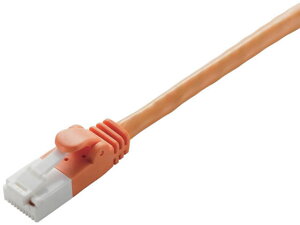 【レビュー投稿で100円OFFクーポン】エレコム CAT6対応 LANケーブル 5mオレンジ LD-GPT DR5 RS LANケーブルカテゴリー6 LANケーブル ケーブル 電源タップ 配線パーツ 家電