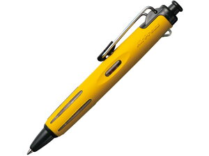 【レビュー投稿で100円OFFクーポン】トンボ鉛筆 ノック加圧式油性ボールペン エアプレス イエロー BC-AP52 黒インク 油性ボールペン
