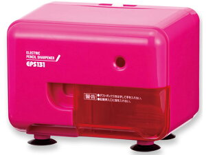 【レビュー投稿で100円OFFクーポン】アスカ 芯先調整機能付き 電動シャープナー ピンク EPS131P 電動 鉛筆削り 鉛筆 色鉛筆