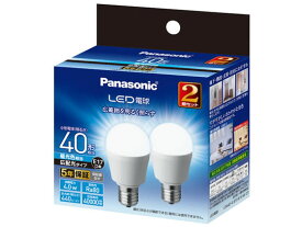 パナソニック LED電球E17口金2個 40形相当 LDA4DGE17ESW2T 40W形相当 小形電球 E17 LED電球 ランプ