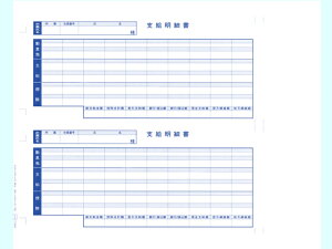 【レビュー投稿で100円OFFクーポン】OBC 単票支給明細書 6101 1000枚 6101 まとめ買い 業務用 箱売り 箱買い ケース買い 給与明細書 OBC OA伝票 帳票