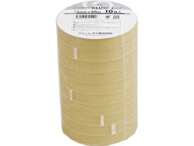 Goono セロハンテープ 15mm×35m 10巻 セロハンテープ、 透明テープ 接着テープ