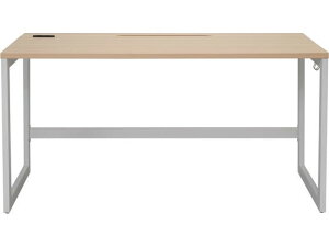 【レビュー投稿で100円OFFクーポン】【メーカー直送】アール・エフ・ヤマカワ リスム デスク W1400×D600 ナチュラル×ホワイト脚【代引不可】【お客様組立】平机 木製デスク ワゴン オフィス