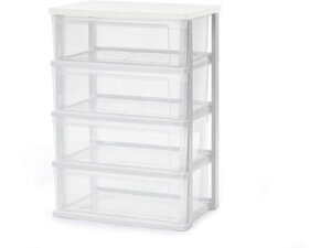 【レビュー投稿で100円OFFクーポン】【メーカー直送】アイリスオーヤマ ウッドトップチェスト 4段 ホワイト NSW-544WT-WHC【代引不可】【お客様組立】チェスト リビング収納 収納家具 インテリ