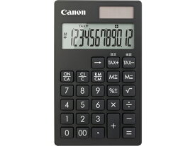 キヤノン カラー手帳電卓 12桁 黒 KS-12T-BK SOB 1481C001 可愛い 小型電卓