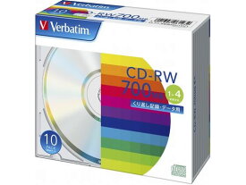バーベイタム データ用CD-RW 700MB 1~4倍速 10枚 CD－RW CD－RW 記録メディア テープ