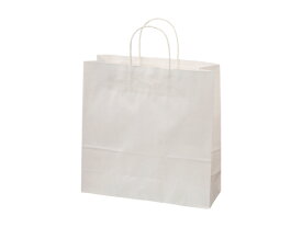 スーパーバッグ 紙手提袋 白無地 丸紐M 50枚 紙手提袋 丸紐 ラッピング 包装用品