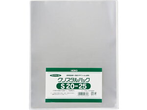 yr[e100~OFFN[|zwCR[ NX^pbN 250×200mm 100 S20-25 #006752800 OPP e[vȂ 0D03mm e[vȂ