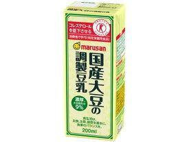 マルサンアイ 国産大豆の調製豆乳 200mL ジュース 清涼飲料 缶飲料 ボトル飲料