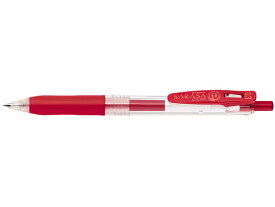 ゼブラ サラサクリップ0.3 赤 JJH15-R 赤インク 水性ゲルインクボールペン ノック式