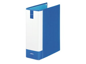 【レビュー投稿で100円OFFクーポン】ライオン事務器 パイプ式ファイル両開き A4タテ とじ厚80mm 青 A4 両開きパイプファイル パイプ式ファイル
