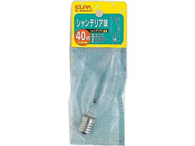 朝日電器 シャンデリア球 クリア 40W E17 G-66H(C) 40W形 白熱電球 ランプ