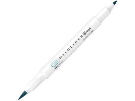 ゼブラ マイルドライナーブラッシュ マイルドグレー WFT8-MGR 使いきりタイプ 蛍光ペン