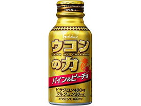 【お取り寄せ】ハウスウェルネスフーズ ウコンの力 パイン&ピーチ味 100mL 栄養ドリンク 栄養補助 健康食品