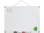 アスカ ホワイトボード Lサイズ 600×450mm VWB062 壁掛ホワイトボード ブラックボード POP 掲示用品