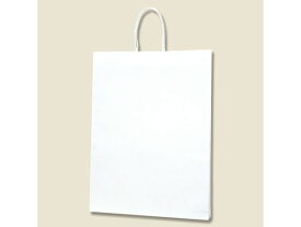 【お取り寄せ】ヘイコー 紙袋 Pスムースバッグ 39-4 白無地 25枚 003155100 紙手提袋 丸紐 ラッピング 包装用品