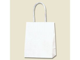 【お取り寄せ】ヘイコー 紙袋 スムースバッグ 16-09 白無地 25枚 003155900 紙手提袋 丸紐 ラッピング 包装用品