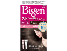 【レビュー投稿で100円OFFクーポン】ホーユー ビゲン スピーディカラー クリーム 6 ダークブラウン 白髪用ヘアカラー ヘアカラー ヘアケア