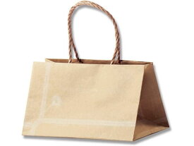 【お取り寄せ】ヘイコー 紙袋 Pスムースバッグ 25-15 未晒ルバン 25枚 003155371 紙手提袋 丸紐 ラッピング 包装用品