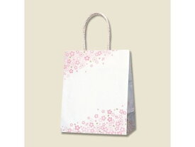 【お取り寄せ】ヘイコー 紙袋 スムースバッグ 22-12 紅桜 25枚 003156058 紙手提袋 丸紐 ラッピング 包装用品