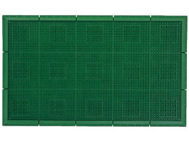 山崎産業 エバック サンステップマット 600×900mm グリーン F-131-6 玄関マット 人工植物 エントランス インフォメーション