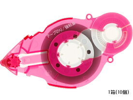 【レビュー投稿で100円OFFクーポン】プラス テープのり スピンエコ 22m 交換テープ ピンク 10個 詰替え テープのり用 のり 接着剤 切る 貼る 留める 文具 事務