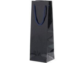 【お取り寄せ】ヘイコー 紙袋 ブライトバッグ ワインS 紫紺 10枚 6458200 フィルム貼手提袋 ラッピング 包装用品