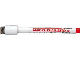 コクヨ ホワイトボード用マーカー イレーザー付極細 赤 PM-B100R 細字 中字 赤インク ホワイトボードマーカー