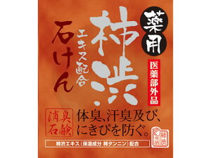 【レビュー投稿で100円OFFクーポン】マックス 薬用 柿渋エキス配合 石けん 100g ボディソープ バス ボディケア スキンケア