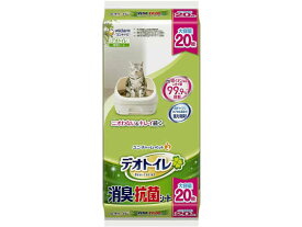 【レビュー投稿で100円OFFクーポン】ユニ・チャーム デオトイレ消臭・抗菌シート 20枚 猫砂 シート 猫 キャット用 ペット トイレタリー