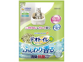 ユニ・チャーム デオトイレ香る消臭・抗菌サンドナチュラルグリーン 3.8L 猫砂 シート 猫用 キャット ペット トイレ