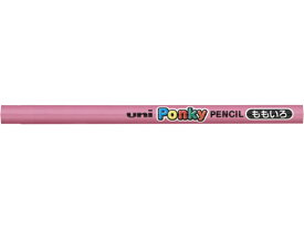 三菱鉛筆 ポンキーペンシル 単色 モモイロ 6本 K800.13 色鉛筆 単色 教材用筆記具