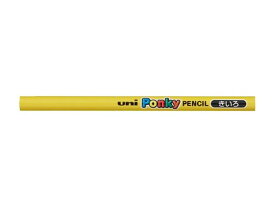 三菱鉛筆 ポンキーペンシル 単色 キイロ 6本 K800.2 色鉛筆 単色 教材用筆記具