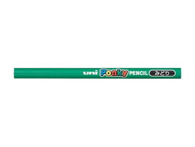 三菱鉛筆 ポンキーペンシル 単色 ミドリ 6本 K800.6 色鉛筆 単色 教材用筆記具