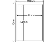 【メーカー直送】NANA 情報保護シール 92×132mm 1面 500シート PPE-1【代引不可】まとめ買い 業務用 箱…