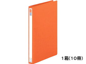 リヒトラブ リングファイル(カドロック&ツイストリング)A4-S 橙 10冊 A4 丸型2穴リングファイル PP製 リング式ファイル