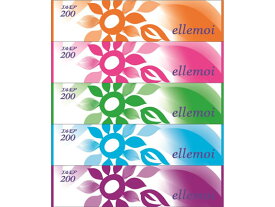 カミ商事 エルモアティシュー 200組 5個 ティッシュペーパー 紙製品