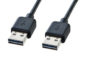 【お取り寄せ】サンワサプライ USBケーブル A-A 3m ブラック KU-RAA3 USBケーブル 配線
