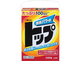 【マラソン限定★2,000円クーポン＆ポイント2倍】ライオン 無リン トップ 3200g 粉末タイプ 衣料用洗剤 洗剤 清掃