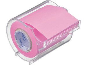 【レビュー投稿で100円OFFクーポン】ヤマト メモックロールテープ 強粘着 50mm 蛍光ローズ PRK-50CH-RO テープ式 ふせん インデックス メモ ノート