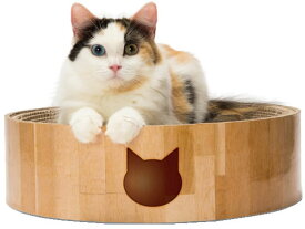 【レビュー投稿で100円OFFクーポン】猫壱 バリバリボウル猫柄 猫爪とぎ 爪磨き 猫 キャット用 ペット お散歩 生活グッズ ペットハウス