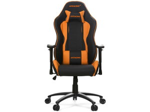 【レビュー投稿で100円OFFクーポン】送料無料 AKRacing ゲーミングチェアNitro V2 オレンジ レザータイプ ゲーミングチェア オフィスチェア オフィス家具